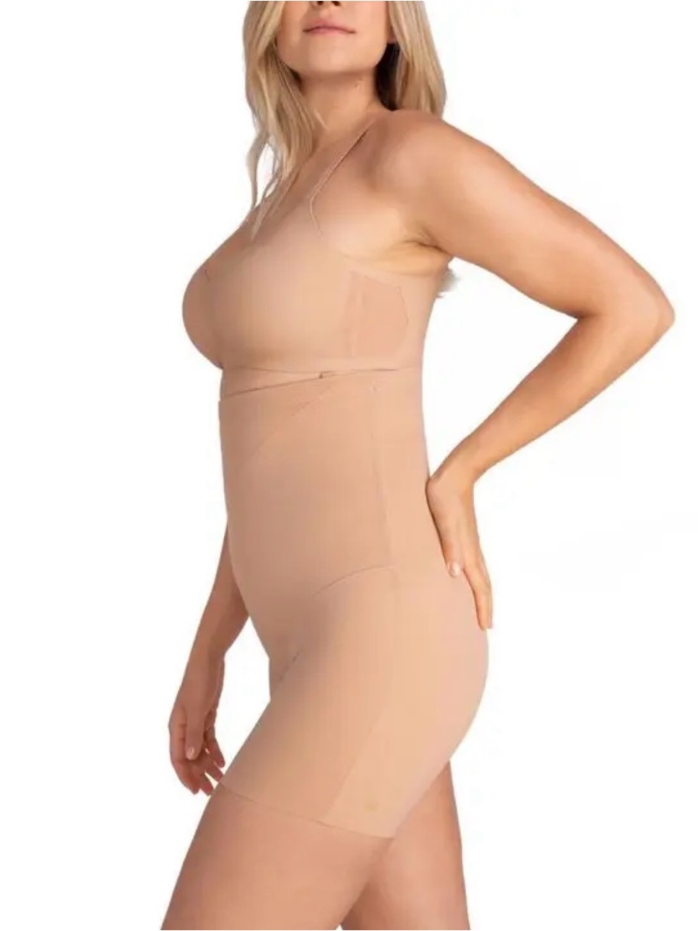 Honeylove SuperPower Girl-Short Shapewear Nude Size Large M NWT